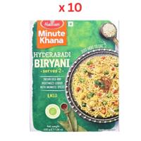 Haldirams Minute Khana Hyderabadi Biryani 200gm - Pack Of 10