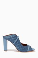 Norah 85 Mules in Quilted Satin Norah 85 Mules in Quilted Satin