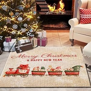 Christmas Decorations Area Rug Non Slip Bedside Livingroom Bedroom Indoor Outdoor Lightinthebox