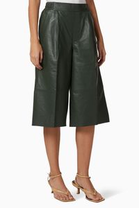 Duchesse Leather Culottes