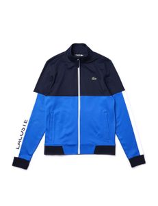 Lacoste Sport Colourblock Resistant Piqué Zip Sweatshirt