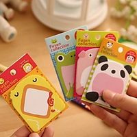 16packs Cartoon Zoo Animal Paper Sticky Notes Memo Sheets Stationery Lightinthebox - thumbnail