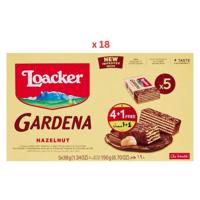 Loacker Gardena Hazelnut Wafers 18X5X38G