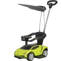 Megastar 3 In Ride On Licensed Lamborghini Centenario Push Car With Sun Shade Canopy - Green (UAE Delivery Only)