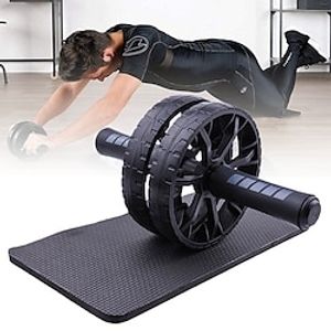 Abdominal Roller Wheel Ergonomic Abdominal Exercise Workout Wheels with Knee Pad for Home Gym Lightinthebox