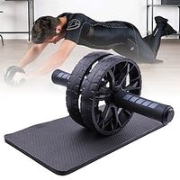 Abdominal Roller Wheel Ergonomic Abdominal Exercise Workout Wheels with Knee Pad for Home Gym Lightinthebox - thumbnail