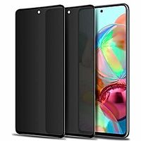[2 pack]  privacy screen protector for samsung galaxy a71 (4g/5g) | galaxy s10 lite | galaxy note 10 lite 6.7 inch, anti spy full coverage anti scratch tempered glass screen protector miniinthebox - thumbnail