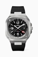 BR 05 GMT Watch in Stainless Steel BR 05 GMT Watch in Stainless Steel