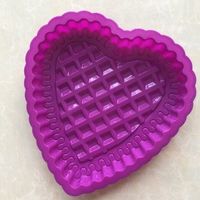 DIY Silicone Cake Mold Baking Tools Heartshape Baking Pan Bakeware