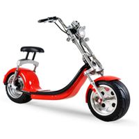Megastar Megawheels Henry 70kmph Edward 60V Fat Tyre Harley Scooter, Red - HARLEY ED- RED (UAE Delivery Only)