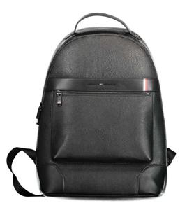 Tommy Hilfiger Black Polyethylene Backpack (TO-14339)