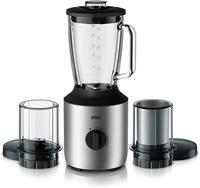 Braun Jug Blender Glass Blender 1.5LT Variable Speed Removable SS Blade 800W - JB3273