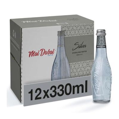 Mai Dubai Glass Bottle Sparkling Water 330mlX12 Box