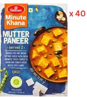 Haldirams Minute Khana Curry Lajwab Mutter Paneer - 300 Gm Pack Of 40 (UAE Delivery Only)