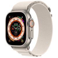 Apple Watch Ultra Titanium case 49mm Starlight Alpine Loop GPS+CELL-Medium
