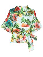 Rianna + Nina Claudia floral print belted jacket - Multicoloured:Blossom Flavour (CPB