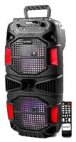 iSonic 6.5 inch Double Rechargeable Speaker, Black - iS 452