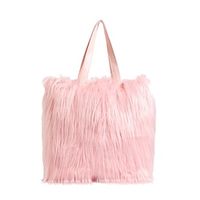 Women's Shoulder Bag Fluffy Bag Faux Fur Daily Large Capacity Solid Color Black Yellow Pink Lightinthebox Women's Shoulder Bag Fluffy Bag Faux Fur Daily Large Capacity Solid Color Black Yellow Pink Lightinthebox