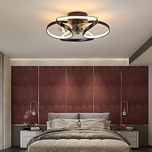 LED Ceiling Fan Light 45 cm Dimmable Ceiling Fan Aluminum Vintage Style Modern Style Classic Painted Finishes LED Nordic Style 220-240V Lightinthebox