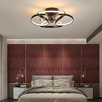 LED Ceiling Fan Light 45 cm Dimmable Ceiling Fan Aluminum Vintage Style Modern Style Classic Painted Finishes LED Nordic Style 220-240V Lightinthebox - thumbnail