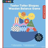 Kikkerland Teetertottershapes Wood Balance Game (Set Of 11) - thumbnail