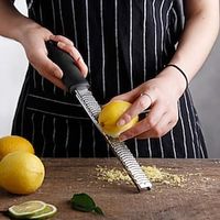 Multifunctional Rectangle Stainless Steel Mill Cheese Grater Tools Chocolate Lemon Zester Fruit Peeler Chocolate Chopper Kitchen Gadgets miniinthebox - thumbnail