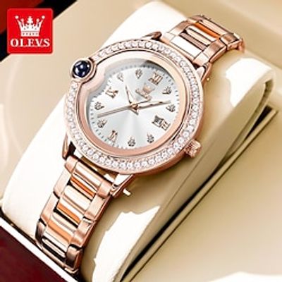 OLEVS Women Quartz Watch Minimalist Fashion Casual Wristwatch Luminous Calendar Waterproof Decoration Alloy Watch miniinthebox