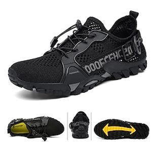 Men's Hiking Shoes Sneakers Wearable Breathable Comfortable Camping  Hiking Hunting Fishing Tulle Spring, Fall, Winter, Summer Army Green Camouflage Grey Green  Round Toe Lightinthebox