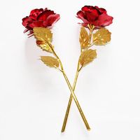 24K Gold Foil Rose Romantic Rose Flower