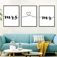 Wall Art Canvas Prints Painting Artwork Picture Abstract Word Romantic Home Decoration Décor Rolled Canvas No Frame Unframed Unstretched Lightinthebox - thumbnail
