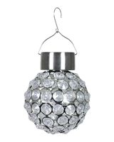 Exhart Solar Hanging Acrylic Ball White