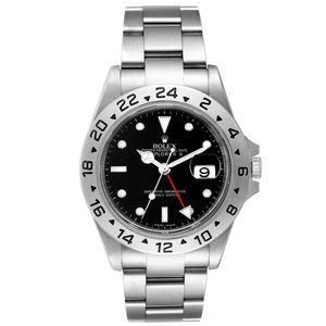 Explorer Ii Black Dial Automatic Steel Mens Watch 16570