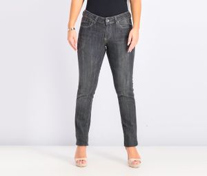 Womens Five Pocket Jeans  Washed Black