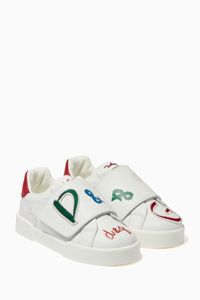DG Portofino Sneakers in Calfskin Leather