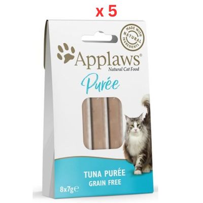 Applaws Tuna Puree Cat Treats 8 x 7g (Pack of 5) Applaws Tuna Puree Cat Treats 8 x 7g (Pack of 5)