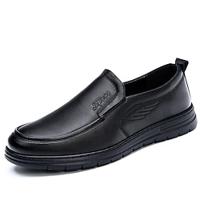 Men's Loafers Slip-Ons Comfort Shoes Walking Casual Daily Microfiber Comfortable Booties / Ankle Boots Loafer Black Spring Lightinthebox