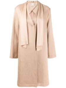 Forte Forte sash single breasted coat - NEUTRALS