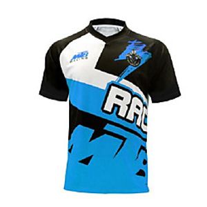 CAWANFLY Men's Short Sleeve Cycling Jersey Summer Black  Blue Bike Top Mountain Bike MTB Road Bike Cycling Quick Dry Sports Clothing Apparel  Micro-elastic Lightinthebox