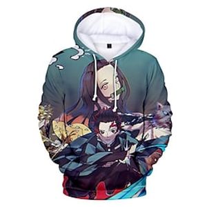 Inspired by Demon Slayer Kochou Shinobu Hoodie Cartoon Manga Anime Front Pocket Graphic Hoodie For Men's Women's Unisex Adults' 3D Print 100% Polyester Casual Daily miniinthebox