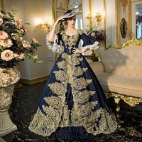 Gothic Victorian Vintage Inspired Medieval Dress Party Costume Prom Dress Princess Shakespeare Women's Ball Gown Halloween Party Evening Party Masquerade Dress Lightinthebox