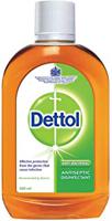 Dettol Antiseptic Antibacterial Disinfectant Liquid for Effective Germ Protection & Personal Hygiene, Used in Floor Cleaning, Bathing and Laundry, 500ml