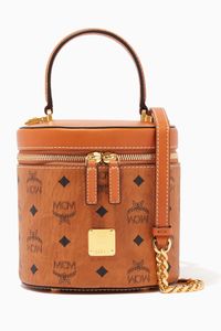 Small Bucket Bag in Visetos