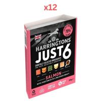 Harringtons Just 6 Salmon Grain Free Adult Wet Dog Food 380g Pack of 12