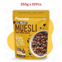 Pintola Muesli Choco Berry Crunch 350g (Pack Of 20)