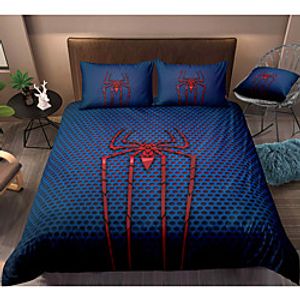 3-Piece Duvet Cover Set Hotel Bedding Sets Comforter Cover with Soft Lightweight Microfiber, Include 1 Duvet Cover, 2 Pillowcases for Double/Queen/King(1 Pillowcase for Twin/Single) miniinthebox