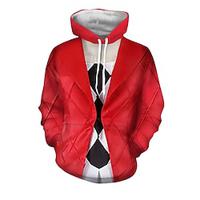 Joker: Folie à Deux Harley Quinn Joker Hoodie Anime Front Pocket Graphic Hoodie For Couple's Men's Women's Adults' 3D Print Party Casual Daily Lightinthebox