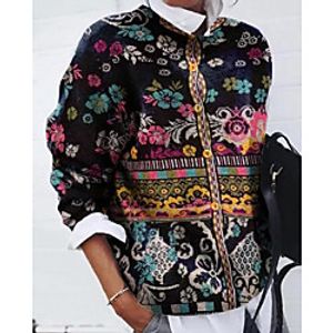 Women's Sweatshirt Jacket Floral Graphic Prints Patchwork Print Daily Weekend 3D Print Casual Streetwear Hoodies Sweatshirts  Blue Blushing Pink Gray Lightinthebox