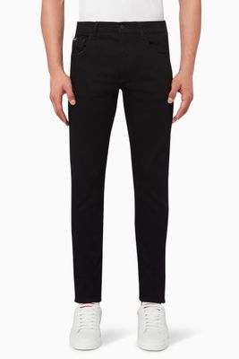 Logo Plaque Slim-Fit Jeans Logo Plaque Slim-Fit Jeans