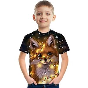Kids Boys T shirt Graphic Short Sleeve Active 3-12 Years Summer Rainbow Lightinthebox