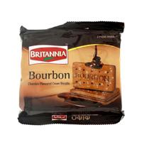 Britannia Bourbon Cream Biscuits 200gm - thumbnail